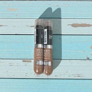 IT Cosmetics Bye Bye Dark Spots Corrector Concealer + Serum 2 Pack Tan Cool